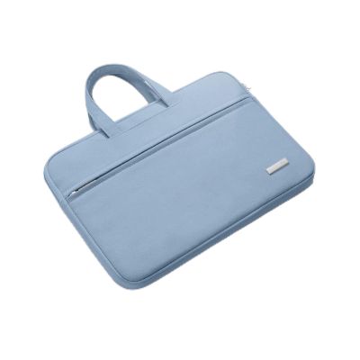 Laptop and Tablet Bag Laptop Sleeve 15.6 Notebook Bag,PU Multifunctional Briefcase Bag Waterproof Shockproof Notebook Case Work Bag Business Travel Office (Color : Blue 1, Size : 12 13.3inch)