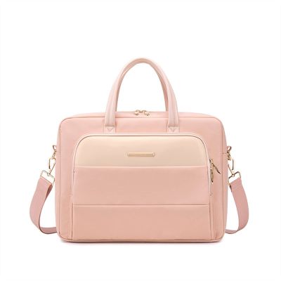 Laptop and Tablet Bag Women's Laptop Bag PU+Polyester Notebook Briefcase Case For 13 14 15 16 Inch Laptop Shoulder Bags Travel Office Ladies Handbags Work Bag Business Travel Office (Color : 5, Size