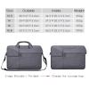 Laptop and Tablet Bag Laptop Bag 12 13 14 15.6 16 inch Waterproof Notebook Case Sleeve PC Shoulder Handbag Briefcase Men Work Bag Business Travel Office (Color : C, Size : 15-inch) view 2