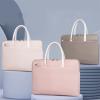 Laptop and Tablet Bag PU Leather Laptop Bag with Strap Case 13 14 15 15.6 Inch Laptop Briefcase Handbag Work Bag Business Travel Office (Color : 2, Size : 15-15.6-16 inch) view 2