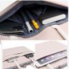 Laptop and Tablet Bag PU Leather Laptop Bag with Strap Case 13 14 15 15.6 Inch Laptop Briefcase Handbag Work Bag Business Travel Office (Color : 2, Size : 15-15.6-16 inch) view 4