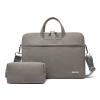 Laptop and Tablet Bag PU Leather Laptop Bag 13.3 14 15.6 16 inch Notebook Case Sleeve PC Shoulder Handbag Women Briefcase Work Bag Business Travel Office (Color : 3, Size : 14-inch) view 1