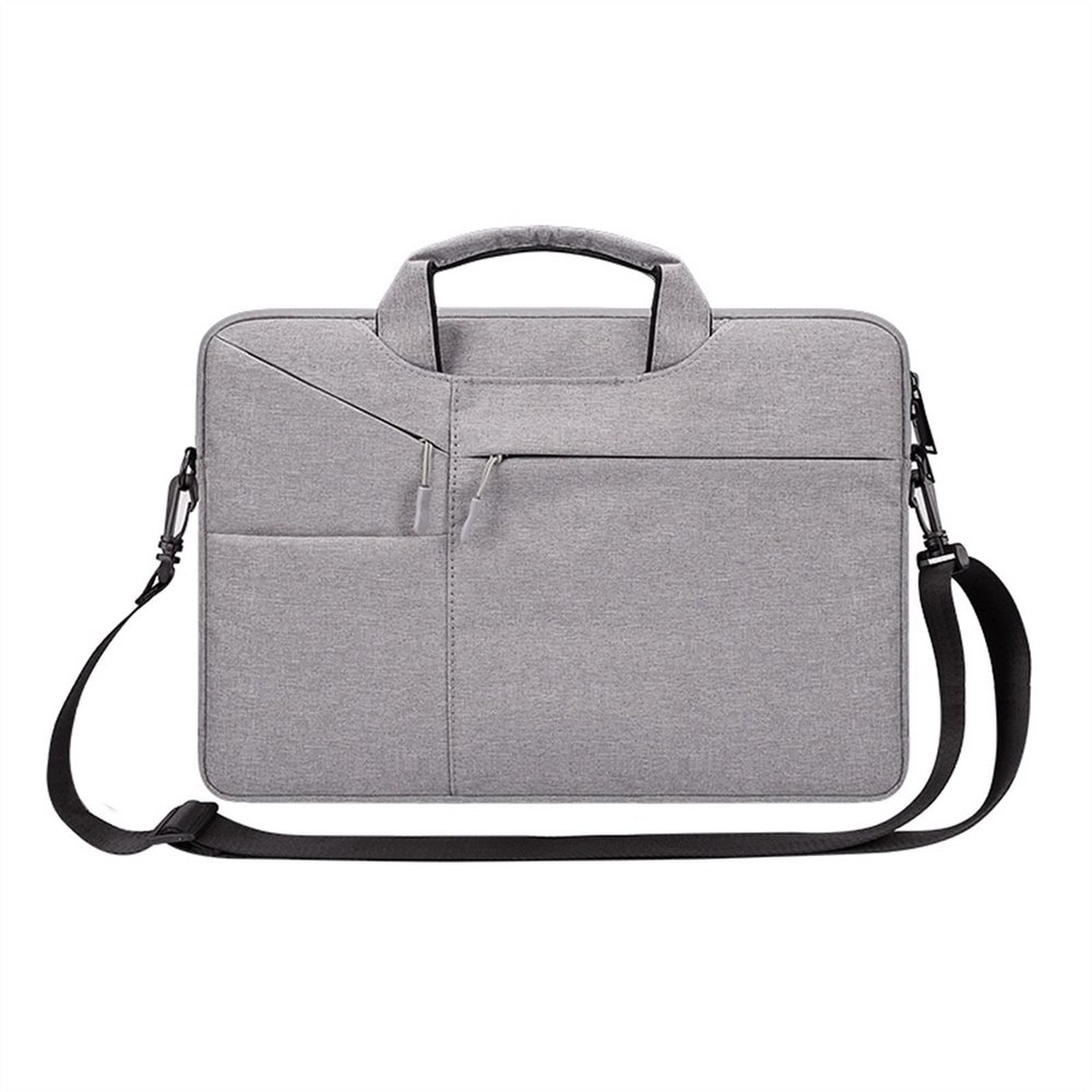 Laptop and Tablet Bag Laptop Bag 12 13 14 15.6 16 inch Waterproof Notebook Case Sleeve PC Shoulder Handbag Briefcase Men Work Bag Business Travel Office (Color : 2, Size : 15-inch)