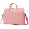 Laptop and Tablet Bag PU Leather Laptop Bag 13 14 15.6 Handbag women Shoulder Briefcase Bag Waterproof Case Work Bag Business Travel Office (Color : 3, Size : 13.3 inch) view 1