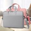 Laptop and Tablet Bag PU Leather Laptop Bag 13 14 15.6 Handbag women Shoulder Briefcase Bag Waterproof Case Work Bag Business Travel Office (Color : 3, Size : 13.3 inch) view 2