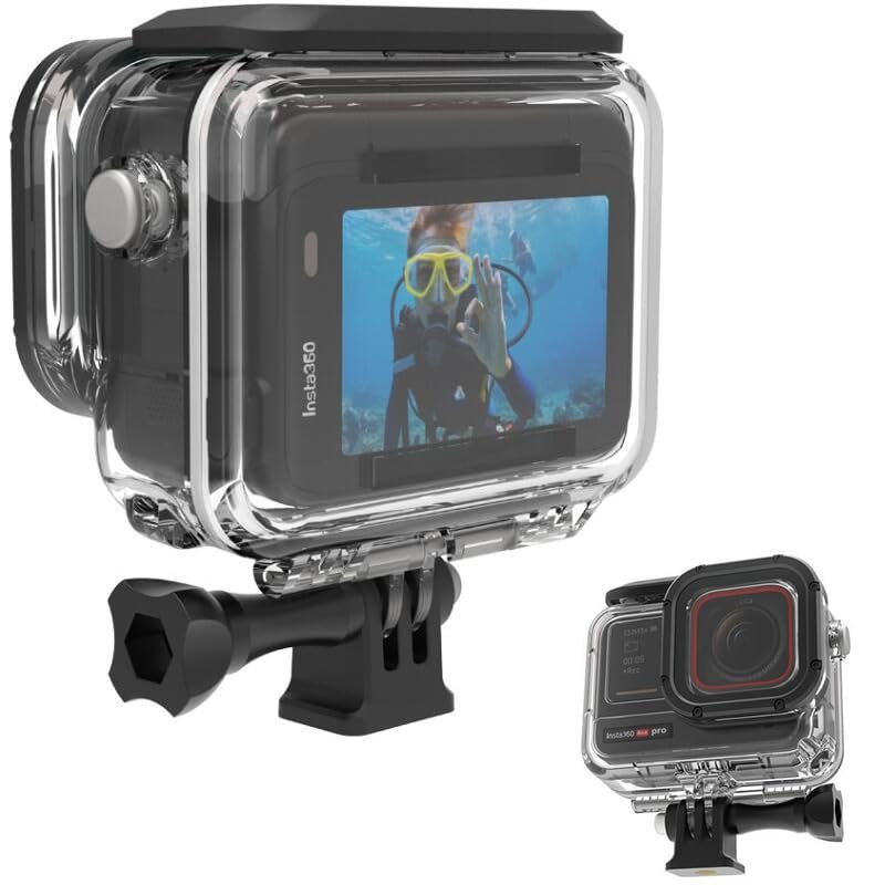 Coyktonty Dive Case/Waterproof case for Insta360 Ace Pro,40 M Underwater Filming Accessory with Bracket and Screws