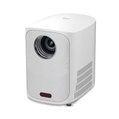 Full HD Bluetooth Home Smart Wifi Projector with 200" Screen, Trackolor J2 LCD Movie Projector Compatible with iOS/Android Phone/Tablet/Laptop/PC/USB /DVD/Game Console PS5/Speaker