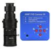1080P 2K HDMI & USB Digital Industrial Microscope & 200X C-Mount Lens for Electronic Soldering Repair view 1