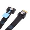 NFHK PCI-E 5.0 Mini Cool Edge IO MCIO PCI-E 4i 38Pin Male to SFF-8654 Slimline 4X Extender Cable 50cm view 1