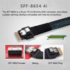 NFHK PCI-E 5.0 Mini Cool Edge IO MCIO PCI-E 4i 38Pin Male to SFF-8654 Slimline 4X Extender Cable 50cm view 2