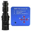 1080P 2K HDMI & USB Digital Industrial Microscope & 500X C-Mount Lens for Electronic Soldering Repair view 1