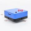 1080P 2K HDMI & USB Digital Industrial Microscope & 500X C-Mount Lens for Electronic Soldering Repair view 4