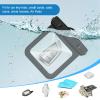 2 Pack Submersible Waterproof Wallet Dry Car Key Fob Case Bag,Swimming Surfing Water Sports Small Waterproof Pouch Holder for Door Ship Card Credit ID Card Driver Fishing License Cash Coins-Black view 2