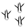 GLEAVI 3pcs Safety Helmet Mandibular Fabric Strap Chin Rest Adjustable Buckle for Youth Football view 1
