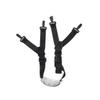 GLEAVI 3pcs Safety Helmet Mandibular Fabric Strap Chin Rest Adjustable Buckle for Youth Football view 4