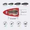 for Small -Hatchback Cars as for Volkswagen Polo and Others Auto Antenna Replacement Car Shark Fin Antenna Covers (White) view 4