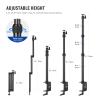 NEEWER Upgraded Overhead Camera Rig with Trifold Camera Boom Arm (Max Load 2lb), 47"/1.2m Telescopic Desk Mount Stand (Max Load 8.8lb) with Phone Clamp Ball Head for LED Light Webcam Mic, TL253A+MH022 view 2