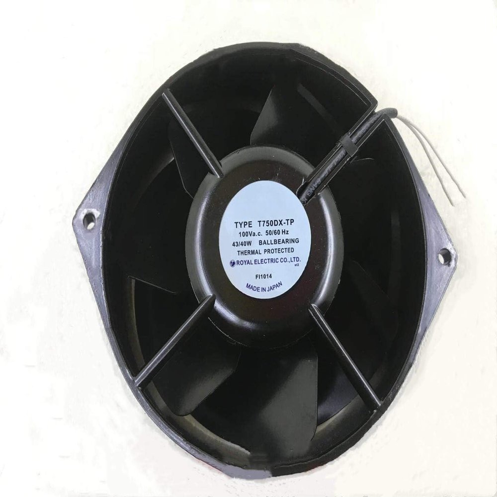 T750DX-TP Royal-Cooling Fan 170mm 100V Cooling Fan - 17055 43/40W 50/60HZ 2-Wire All Metal Cooling Fan