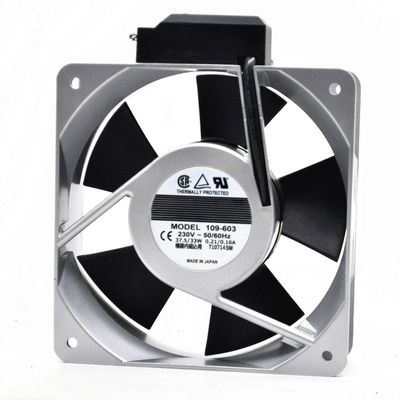 for SAN ACE 160 230V 109-603 0.21/0.16A 37.5/33W 160mm 16050 160x160x51MM Aluminum Frame Cooling Fan