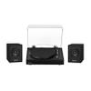 Electrohome Montrose Wireless Upgradable Vinyl Record Player, with Huntley, Powered Bluetooth Bookshelf Speakers, 3" Driver, for Natural Acoustics, Black view 1