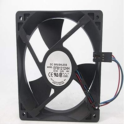 for 12V 120mm Delta EFB1212HH Cooling Fan - 0.45A 12025 12cm 3-Wire Cooling Fan