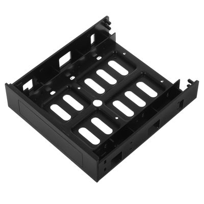 ARTIBETTER 5.25 Inch Front Bay Adapter Hard Drive Mounting Bracket for 3.5 and 2.5 Inch HDD Ssd with Ventilated Design for Optical Drive Bay Conversion