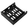ARTIBETTER 5.25 Inch Front Bay Adapter Hard Drive Mounting Bracket for 3.5 and 2.5 Inch HDD Ssd with Ventilated Design for Optical Drive Bay Conversion view 1