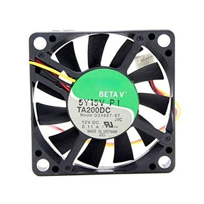 for 12V 50mm TA200DC D34667-57 5010 0.11A 3-Wire Cooling Fan
