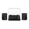 Electrohome Montrose, Upgradable Vinyl Record Player with Berkeley, Powered Bluetooth Bookshelf Speakers, 1" Tweeter & 3" Driver, for Warm Natural Sound, Black view 1