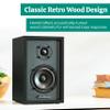 Electrohome Montrose, Upgradable Vinyl Record Player with Berkeley, Powered Bluetooth Bookshelf Speakers, 1" Tweeter & 3" Driver, for Warm Natural Sound, Black view 4