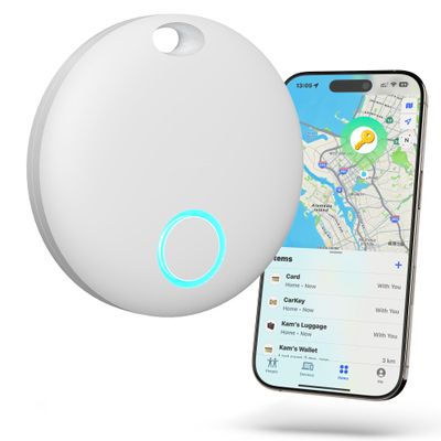 Midlocater Air Tracker Tags [Apple MFi Certified] (iOS Only), Smart Bluetooth Tracker, Compatible with Apple Find My, Item Locator for Keys, Luggage, Wallet, Suitcase, Bags, IP67 Waterproof
