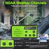 Emergency Radio with Solar & Hand Crank Radio 22200mWh (6000mAh) NOAA Emergency Weather Radio Alert, SOS Alarm, AM/FM, Hand Crank Flashlight, Compass for Tornado, Winter Storm, and Survival Kits view 3