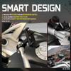 TaTonCycle Cell Phone Navigation GPS Mount Extension Mount Extension Rod Cell Phone Navigation Holder fit for K1600GT K1600GTL R1200RE R1200RT R1250RS R1250RT (Silver) view 4