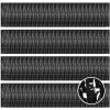 100 Pack Black Foil Fringe Backdrop Curtains 3.2ft x 8.2ft Black Tinsel Foil Fringe Curtains for Birthday Party Decorations Photo Booth Backdrop for Halloween Christmas New Year Holiday Decorations view 1