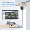 PANOOB 16 Channel Security Camera System 4K, 12x 8MP Wired IP Dome PoE Camera, Spotlight Color Night Vision, Human Vehicle Detection, Built-in Mic, Remote Access, 4K 16CH NVR 4TB HDD, PD93BA1216-8MD view 2