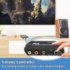 SDKDZKG 2.0 Audio Extractor, 4K HDMI Audio Converter to HDMI + Optical Spdif Toslink + 3.5mm Stereo + RCA L/R with Volume Control Support 4K@60Hz HDCP 2.2 HDR 3D YUV 4:4:4 view 2