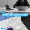 AhaStyle Cable Clips, 3 Pack Cord Holders Cable Organizer Self Adhesive view 4
