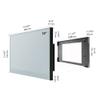 Soulaca 22 inches Smart Mirror LED TV for Bathroom SPA IP65 Waterproof Built-in WiFi Bluetooth Wall Mount Shower Hotel Television ATSC DTV Standard view 3