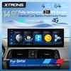 XTRONS 14.9 Inch Android 14 Car Stereo for BMW F30/F31/F32/F33/F34/F35/F36 (2013-2016) NBT iDrive 4.0, 2K IPS Touch Screen 4+64GB Global 4G GPS Navigation Support Wireless CarPlay Android Auto view 2