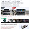 XTRONS 14.9 Inch Android 14 Car Stereo for BMW F30/F31/F32/F33/F34/F35/F36 (2013-2016) NBT iDrive 4.0, 2K IPS Touch Screen 4+64GB Global 4G GPS Navigation Support Wireless CarPlay Android Auto view 4