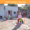 PANOOB 8 Channel Security Camera System PoE, 8X Wired IP Dome Turret PoE Camera for Indoor Outdoor, Remote Playback 24/7 Recording, Human Detection, Built-in Mic, 4K 8CH NVR 2TB HDD, PD93A30808-5M view 4