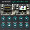 [8-Core 4+64G] for Toyota RAV4 2007-2012 Android 15 Car Stereo, Hikity 9'' Touchscreen RAV4 Radio Wireless Carplay Android Auto Bluetooth/5G WiFi, 32EQ/DSP/FM/RDS, GPS/SWC, 59 UI/1280P Backup Cam+Mic view 3