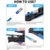 Coaxial Cable Crimping Pliers Set Wire Stripping Tool Kit RG6/RG59 TV Cold Compression F Connectors Crimper Tools (Color : 1KT-58) view 4