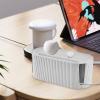 KHiry Cable Management Box, Power Stripe Organizer, Wire Data Cable Storage Box Rack, Cable Tidy Box Hide and Conceal Power Strips and Electrical Cords from TVs, Computers, and Desks view 4