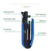 F Connector Crimping Pliers Coax Compression Tool Coaxial Cable Cold Press Clamp RG59 RG6 Cable TV Crimper Tool view 3