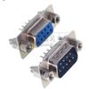 10pcs Electrical Equipments Supplies DB9 Connector Male Harpoon DP9 180-degree Vertical line Male Harpoon Welded Plate with Fixing Screws (5Male+5Female) view 3