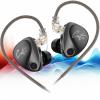 IEM Earphones KZ Castor - in Ear Monitor Headphones Wired, w/o Mic, Black view 1