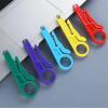 DEMCAY 4Colors Mini Pocket Portable Wire Stripper Knife Crimper Pliers Crimping Tool Cable Stripping Wire Cutter Crimpatrice Tool Parts (Color : 1PCS) view 3