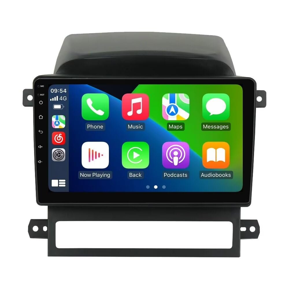 Radio for Chevrolet Chevy Captiva 2008 2009 2010 2011 2012 Stereo Upgrade Dash Kit Car GPS Navigation,2+32GB 9" IPS Touch Screen Head Unit with Car-Play & Android Auto/SWC/Rear View