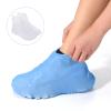 M METERXITY 1 Pair Waterproof Shoes Cover - Reusable Anti-Slip Foldable Galoshes Shoe Protectors for Rain, Apply to Outdoor Sports (L, White) view 2